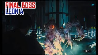 William Birkin Boss Battle Final Boss Leon A - Resident Evil 2 Remake