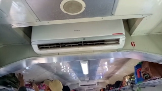cara pemasangan ac dalam kereta api - mak nyuuuus....