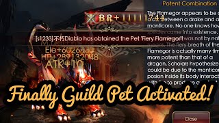 Legacy of Discord - Diablo666 - Finally Activated The New Guild Pet Fiery Flamegor