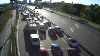 Московский мост. Пробка на Троещину  [2016-08-26 18:01:40]
