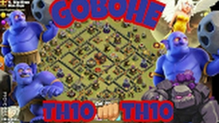 GOBOHE GOLEM BOWLER HEILER CK/CW RH10/TH10 vs. TH10 | 3 Sterne | COC | Clash of Clans DEUTSCH/GERMAN