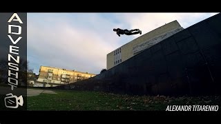 Parkour and freerunning video. Running in the city by Alexandr Titarenko