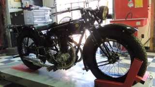 1927 Rudge-Whitworth 4 speed 4 valve, Starting Instructions, Sinless Cycles.