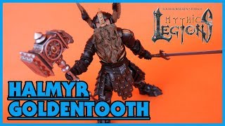 Four Horsemen Studios Mythic Legions HALMYR GOLDENTOOTH Action Figure Toy Review