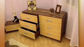 КОМОД ДЛЯ СПАЛЬНИ ИЗ МАССИВА ДУБА