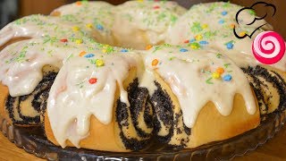 Рулет с маком Пасхальная выпечка