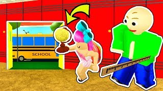 Roblox: ROBBING BALDI'S SCHOOL!!!
