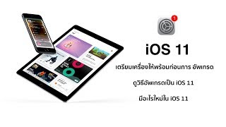 iOS 11 | เตรียมพร้อมก่อนการอัพเกรด | วิธีอัพเกรดเป็น iOS 11 | มีอะไรใหม่ใน iOS 11