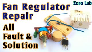 Fan Regulator Repair / Make All Fault And Solution With Diagram