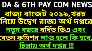 Budget expenditure for salary,da,pay commission and other various things