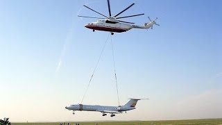 Самый большой вертолет в мире Ми 26. Вертолёт гигант. Огромный вертолёт Ми 26.