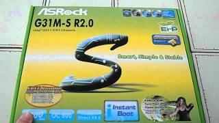 ASRock G31M-S R2.0 Unboxing Greek