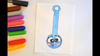 Как нарисовать скрепыша Мимимыш. Акция магнит РФ