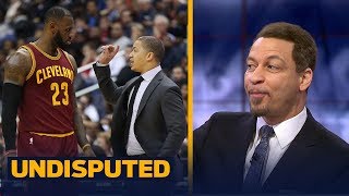 Chris Broussard reacts to LeBron's Cavs losing to Portland, heated exchange with Ty Lue | UNDISPUTED