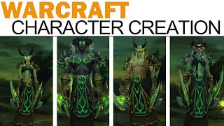 World of WarCraft: Legion Alpha - Full Demon Hunter Character Creation