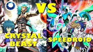 Real Life Yugioh - CRYSTAL BEAST vs SPEEDROID | June 2018 Non-Meta Scrub League