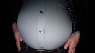 Inflating my belly before the big outing!