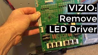 Vizio TV- Remove/Replace LED Driver Board D55u-d1