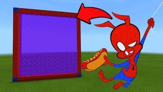 Minecraft Pe How To Make a Portal To The Spider-Ham Dimension - Mcpe Portal To The Spider-Ham!!!