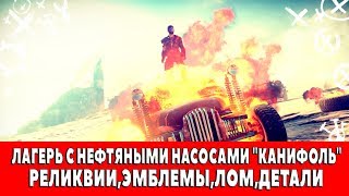 MAD MAX - ЛАГЕРЬ С НЕФТЯНЫМИ НАСОСАМИ "КАНИФОЛЬ" - ВСЕ ПРЕДМЕТЫ (РЕЛИКВИИ,ЭМБЛЕМЫ,ЛОМ)