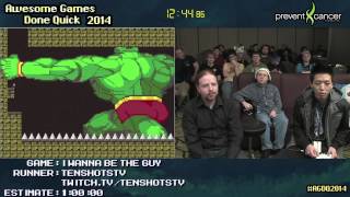 I Wanna Be The Guy :: SPEED RUN (0:35:27) by TenShotsTV #AGDQ 2014