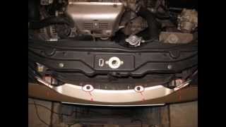 Снятие передних и противотуманных фар Geely ck