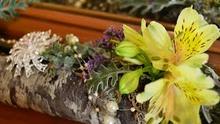 Флористика Композиция своими руками. Flower tutorial composition