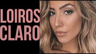 DESCUBRA A COLORAÇÃO USADA NO CABELO LOIRO