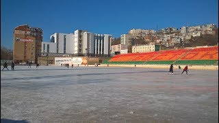 Каток на стадионе " Авангард " . Владивосток