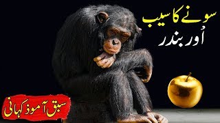 Golden Apple and A Monkey | Sabaq Amoz Kahaniyan in Urdu | Urdu Stories