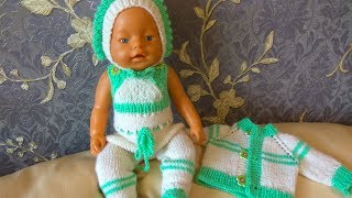 Одежда для кукол вязаная