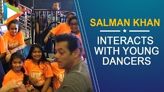 Cuteness Overload: Salman Khan interacts with young dancers