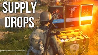 Supply Drops Explained! (Call of Duty: WW2 Multiplayer Gameplay & Headquarters)