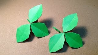 【折り紙（おりがみ）】　花　バラの葉の折り方　作り方　かわいい　遊べる