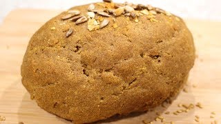 PAN DE LINAZA SIN HARINA, SIN GLUTEN, SIN LÁCTEOS, SIN HUEVO, PALEO  Y DIETÉTICO