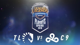TL vs. C9  | NA LCS Spring Playoffs | Quarterfinals Game 1 | Team Liquid vs. Cloud9 (2018)