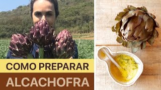 Como fazer alcachofra em casa. SUPER FÁCIL!