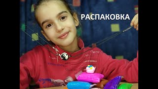Распаковка посылок с Aliexpress / ВОЗДУШНЫЙ ПЛАСТИЛИН / ХОРОШ ДЛЯ ЛИЗУНА /Super light clay