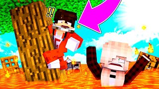 !LA LAVA SUBE CADA 10 SEGUNDOS EN MINECRAFT! ? ¿LOGRAMOS SOBREVIVIR O NOS QUEMAMOS?
