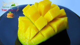 How to cut mango easy. Как чистить манго с косточкой легко. Best way #1 to cut mango fast