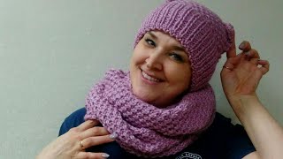 Простейшие снуд и шапка / вязалка-болталка?