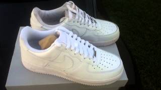 Real Vs Fake Nike AF1 ALL WHITE