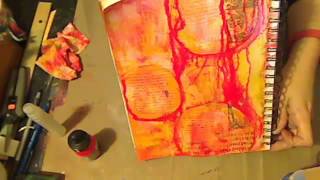 Mixed Media Book Review and Art Journal Page pt. 2