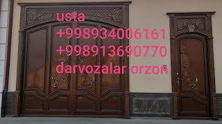 Дарвоза yasaymiz  va zakas olamiz barcha shaxarga oborib ornatamiz malumot uchun tel.+998934006161