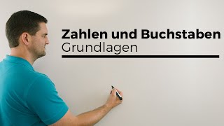 Zahlen und Buchstaben, Grundlagen, 6b^2, (6b)^2, 6+b^2 | Mathe by Daniel Jung