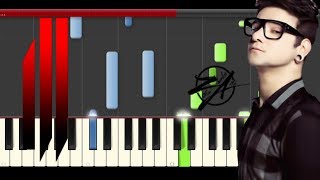 Skrillex GTA Red Lips piano cover tutorial sheet partitura