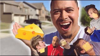 CHEESE CHALLENGE ON MY ENTIRE FAMILY! (HILARIOUS) | MIGHTYDUCK