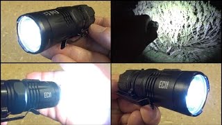 Nitecore EC11 Flashlight, 3 Inches, 900 Lumens