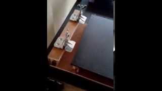 DIY 1 station 1 color screen printing press