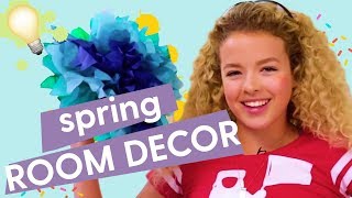 Spring Room Decor: DIY Paper Flowers, DIY Ant Farm, DIY String Lights | GoldieBlox